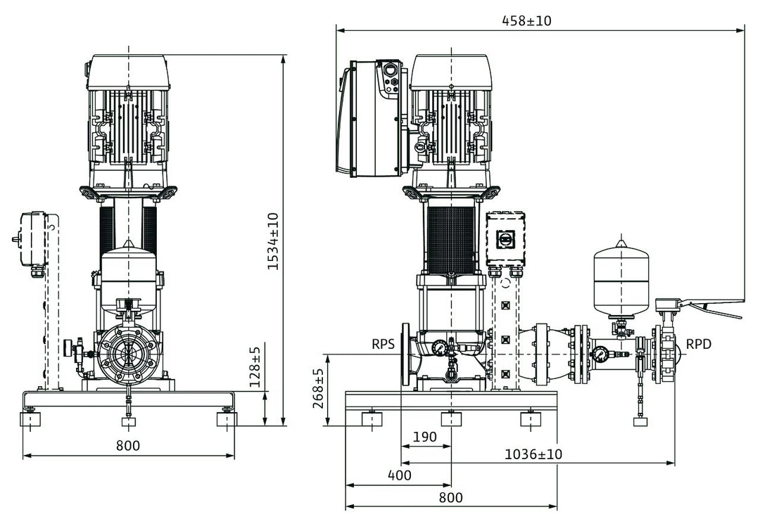 WILO Kompakt-Druckerhöhungsanlage COR-1MVIE7003/2-GE Art. 2551697