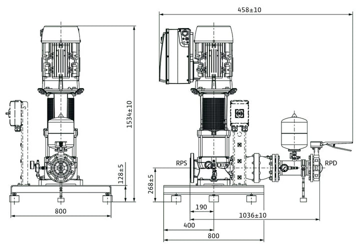 WILO Kompakt-Druckerhöhungsanlage COR-1MVIE7003/2-GE Art. 2551697