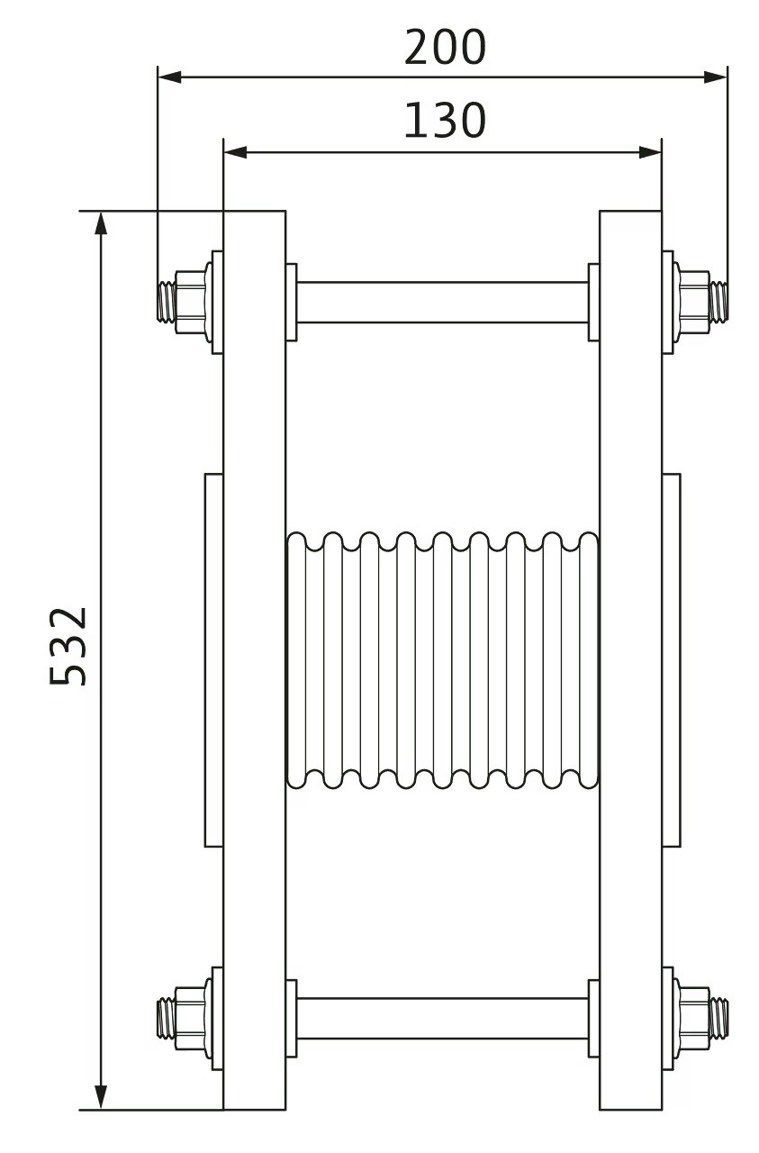WILO Edelstahlkompensator DN 250, PN 16 Art. 2525812