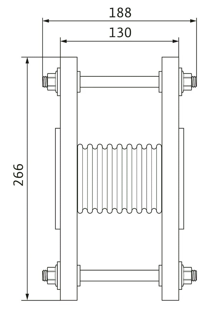 WILO Edelstahlkompensator DN 65, PN 16 Art. 2514242