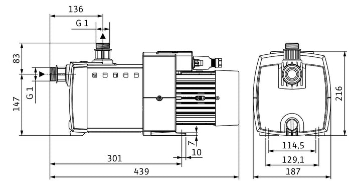 WILO Wasserversorgung HiMulti 3-44 /1/5/230 Art. 4244131