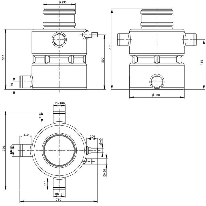 WILO Abwasser-Hebeanlage DrainLift BOX-32/11E O Art. 6093971