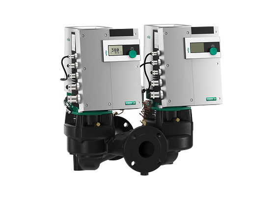 Wilo Stratos GIGA-D 40/1-51/4,2-R1 – Hocheffizienz-Inline-Doppelpumpe, DN 40, 4,4 kW, IE5 - Art. 2170278