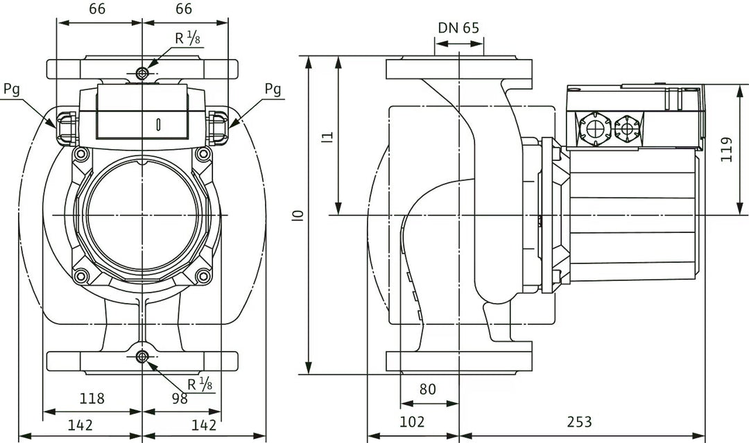 WILO Trinkwarmwasser TOP-Z 65/10 (3~400 V, PN 16, RG) Art. 2175530