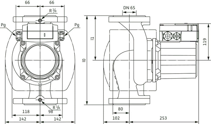 WILO Trinkwarmwasser TOP-Z 65/10 (3~400 V, PN 16, RG) Art. 2175530