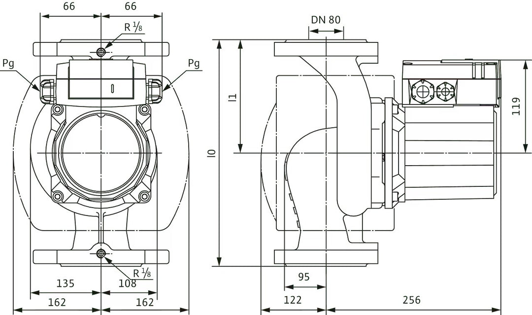 WILO Trinkwarmwasser TOP-Z 80/10 (3~400 V, PN 10, RG) Art. 2175534