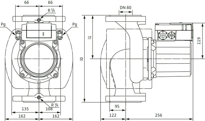 WILO Trinkwarmwasser TOP-Z 80/10 (3~400 V, PN 10, RG) Art. 2175534
