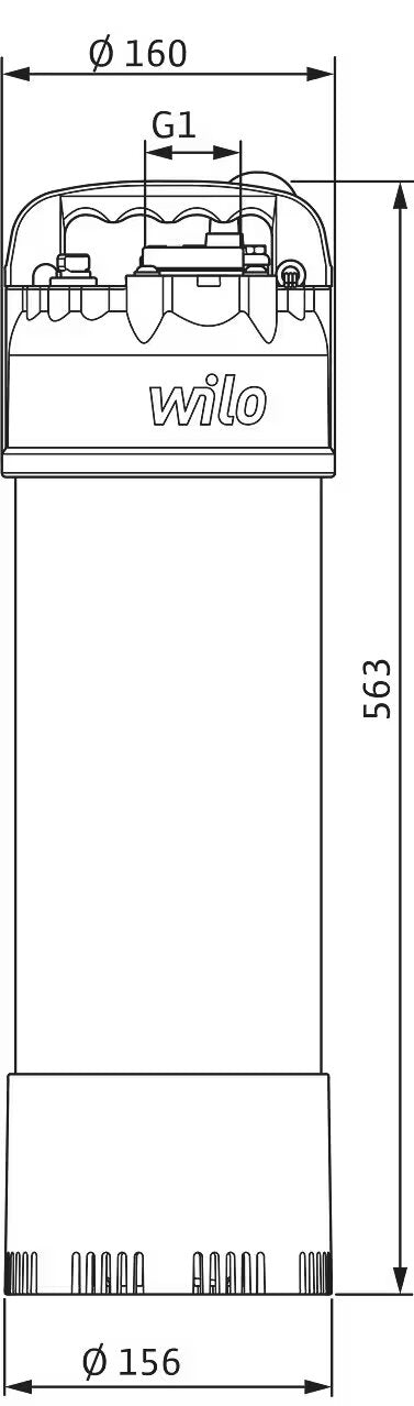 WILO Wasserversorgung Extract FIRST 304 (1~230 V, 50 Hz) Art. 6093856