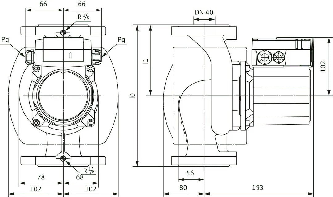WILO Trinkwarmwasser TOP-Z 40/7 (3~400 V, PN 6/10, RG) Art. 2175516
