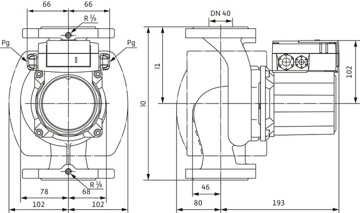 WILO Trinkwarmwasser TOP-Z 40/7 (3~400 V, PN 6/10, RG) Art. 2175516
