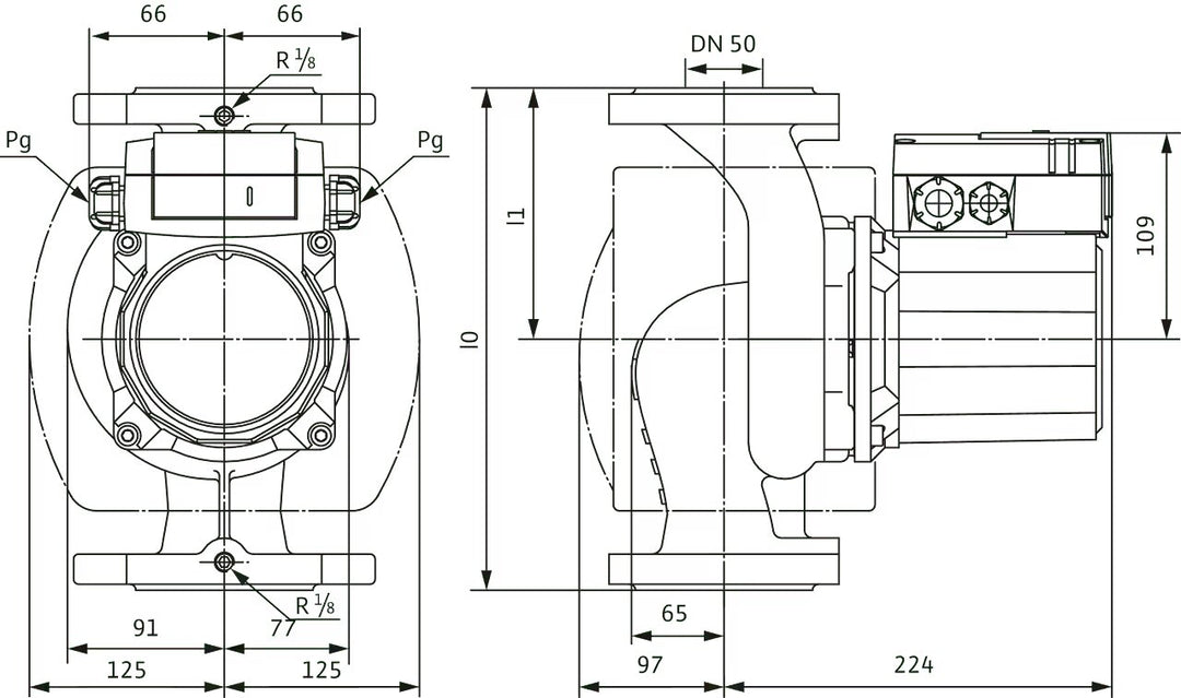WILO Trinkwarmwasser TOP-Z 50/7 (3~400 V, PN 16, RG) Art. 2175524