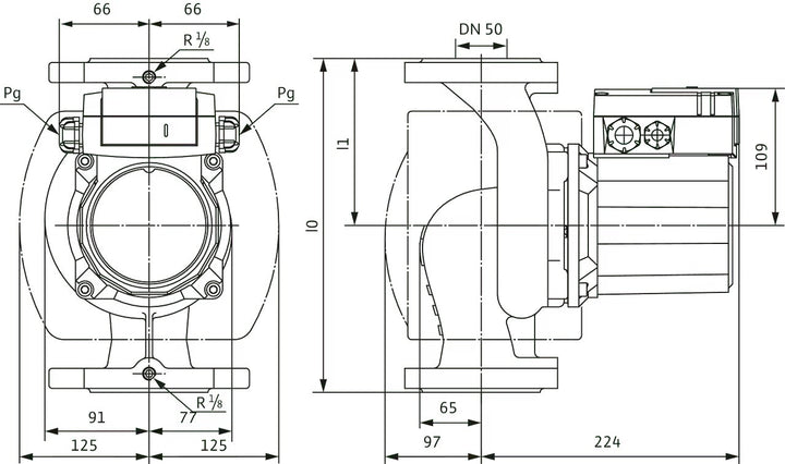 WILO Trinkwarmwasser TOP-Z 50/7 (3~400 V, PN 16, RG) Art. 2175524