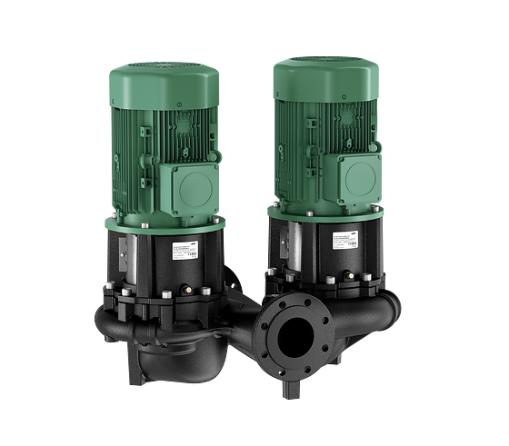 Wilo Atmos GIGA-D 200/285-22/4-S1 – Inline-Doppelpumpe, DN 200, 22 kW, IE3 - Art. 2225649