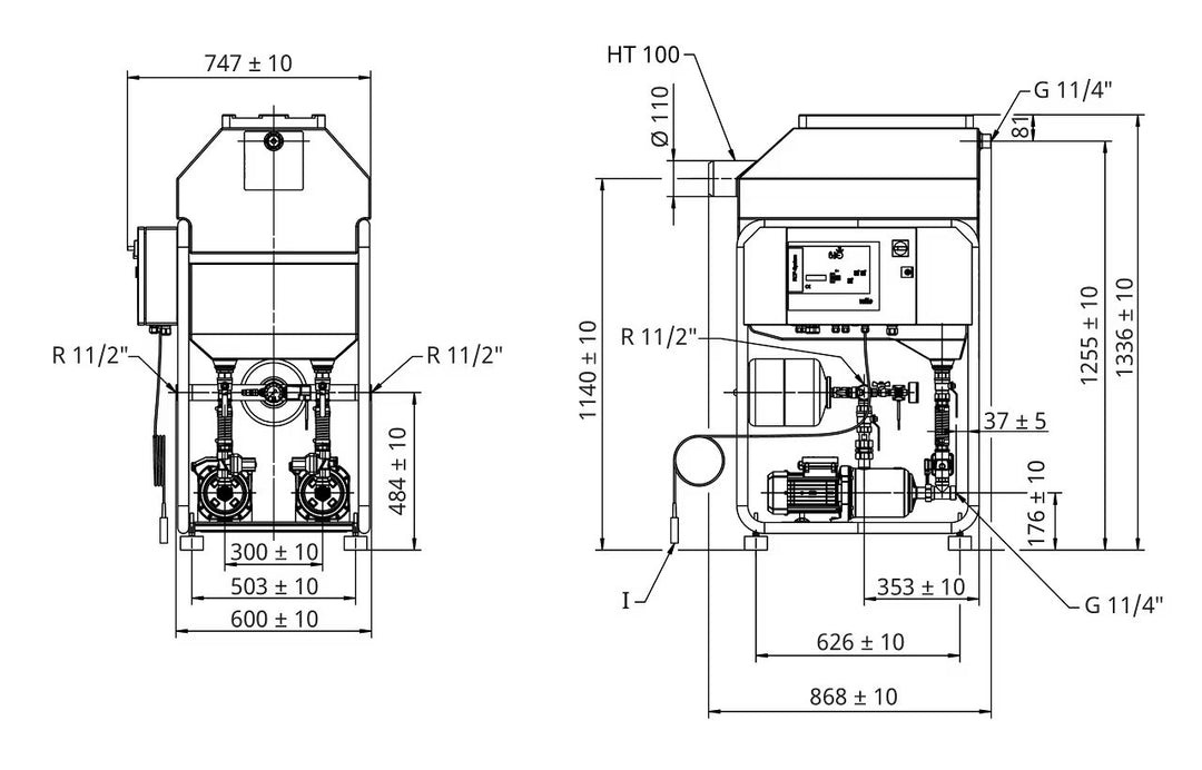 WILO Regenwassernutzung RainSystem AF 150-2 Medana LSP205/RCP Art. 4254820