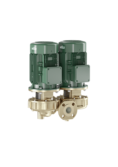 Wilo VeroTwin-DPL-Z40/130-0,25/4 – Einstufige Trockenläufer-Doppel-Kreiselpumpe, DN 40, 0,25 kW, IE3 - Art. 2230099