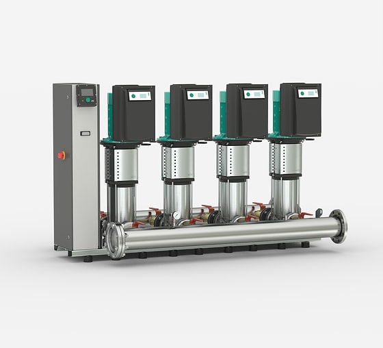 Wilo SiBoost2.0 Smart 4HELIX VE3605 – Kompakte Druckerhöhungsanlage, DN 150, 15 kW, IE5 - Art. 4268780
