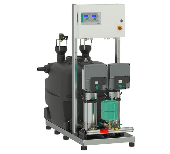 Wilo RainSystem AF400-2Helix2.0 VE608/ECE2+2 – Kompakte Regenwasser-Nutzungsanlage, G 1¼ - Art. 4254888
