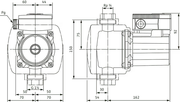WILO Trinkwarmwasser TOP-Z 20/4 (1~230 V, PN 10, Inox) Art. 2045519