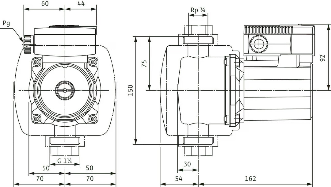 WILO Trinkwarmwasser TOP-Z 20/4 (3~400 V, PN 10, Inox) Art. 2045520