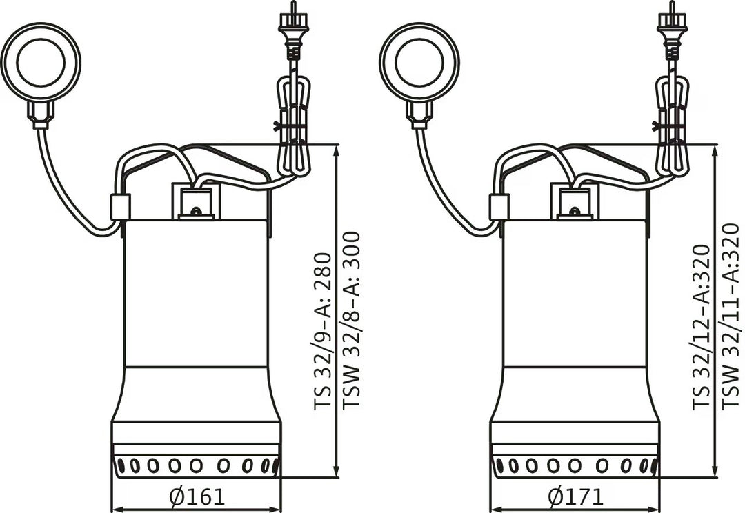 WILO Tauchmotorpumpe Drain TS 32/9-A Art. 6043943