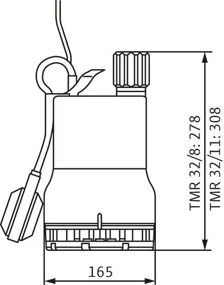 WILO Tauchmotorpumpe Drain TMR 32/8 Art. 4145325