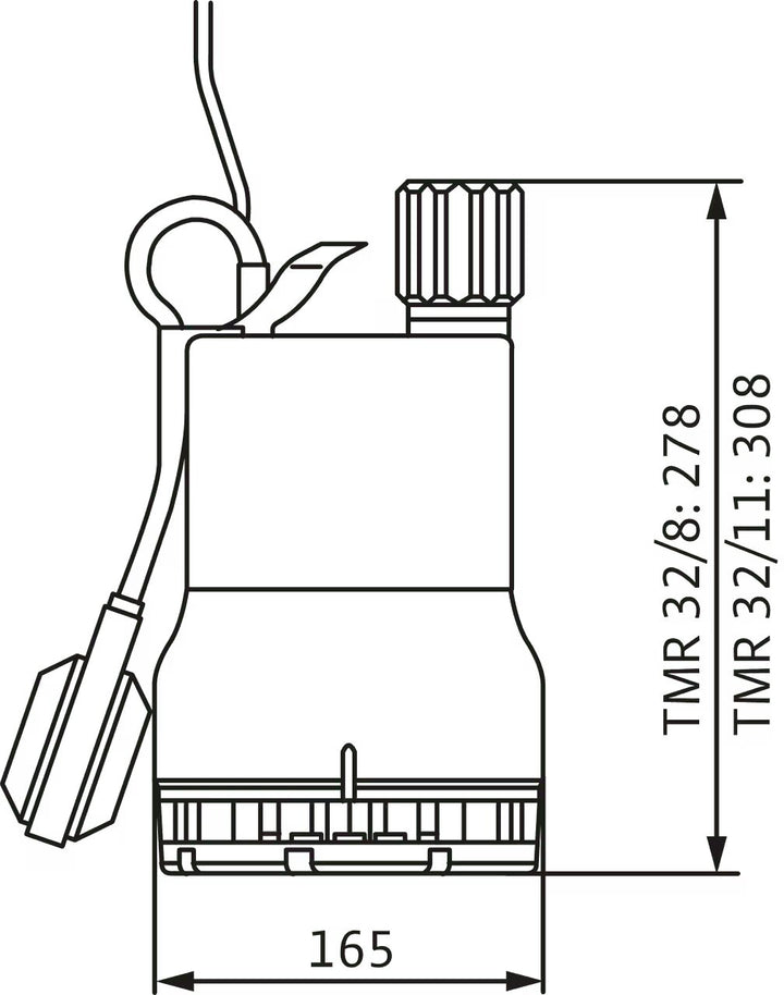 WILO Tauchmotorpumpe Drain TMR 32/8-10M Art. 4145326