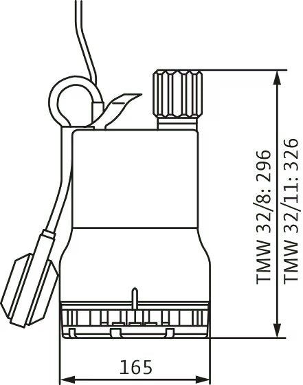 WILO Tauchmotorpumpe Drain TMW 32/8 Art. 4048413