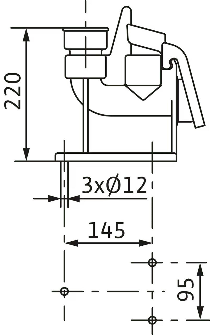 WILO Einhängevorrichtung Rp 1½ Art. 2082630