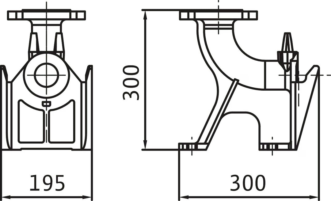 WILO Vollüberflutbare Abwasser-Tauchmotorpumpe Einhängevorrichtung DN 50/2RK Art. 6070146