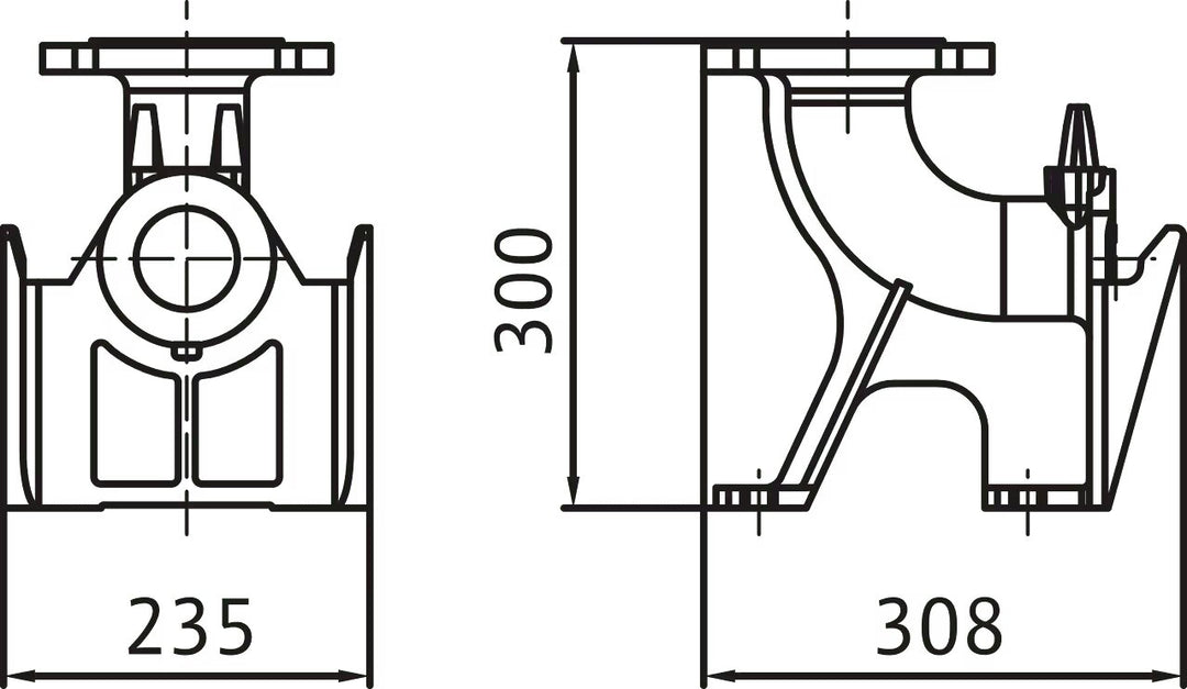 WILO Einhängevorrichtung DN 65/2RK Art. 6070150