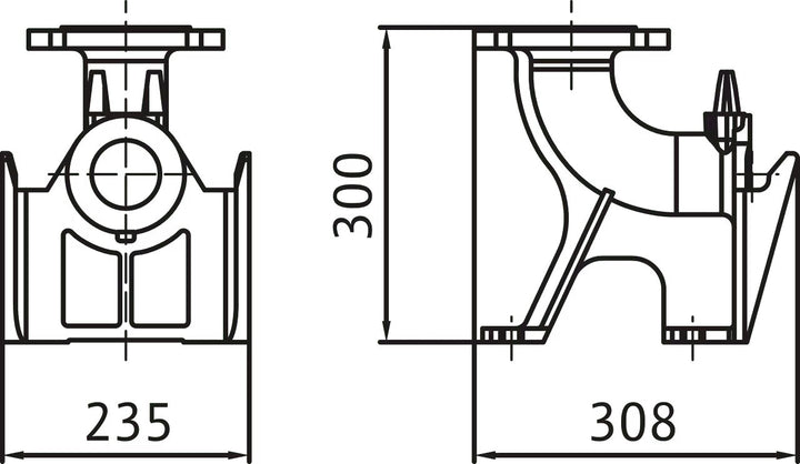 WILO Einhängevorrichtung DN 65/2RK Art. 6070150
