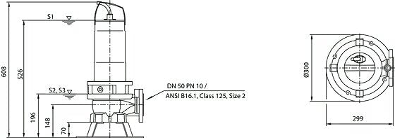 WILO Tauchmotorpumpe Rexa FIT V05DA-224/EAD1-2-T0025-540-A Art. 6064590