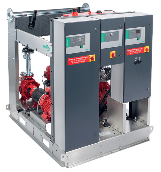 Wilo Gruppo di pressurizzazione SiFire-EN-80/200-224-45/45EEJ 4241726