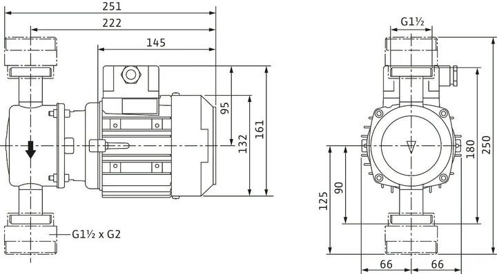 WILO Trinkwarmwasser VeroLine-IP-Z 25/2 DM Art. 4090292