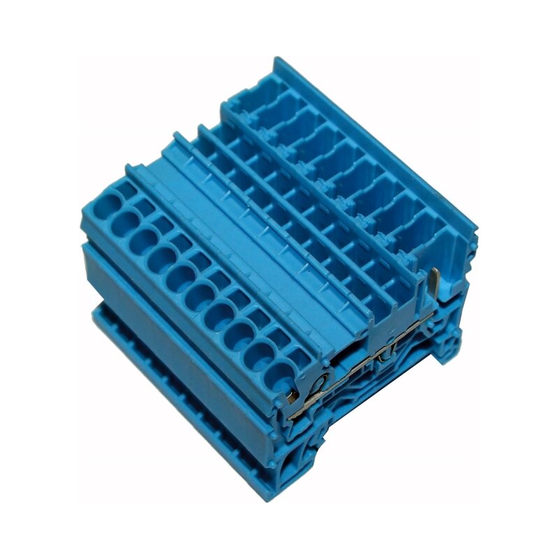 Wolf Reihenklemme steckbar X-COM S2,5, blau