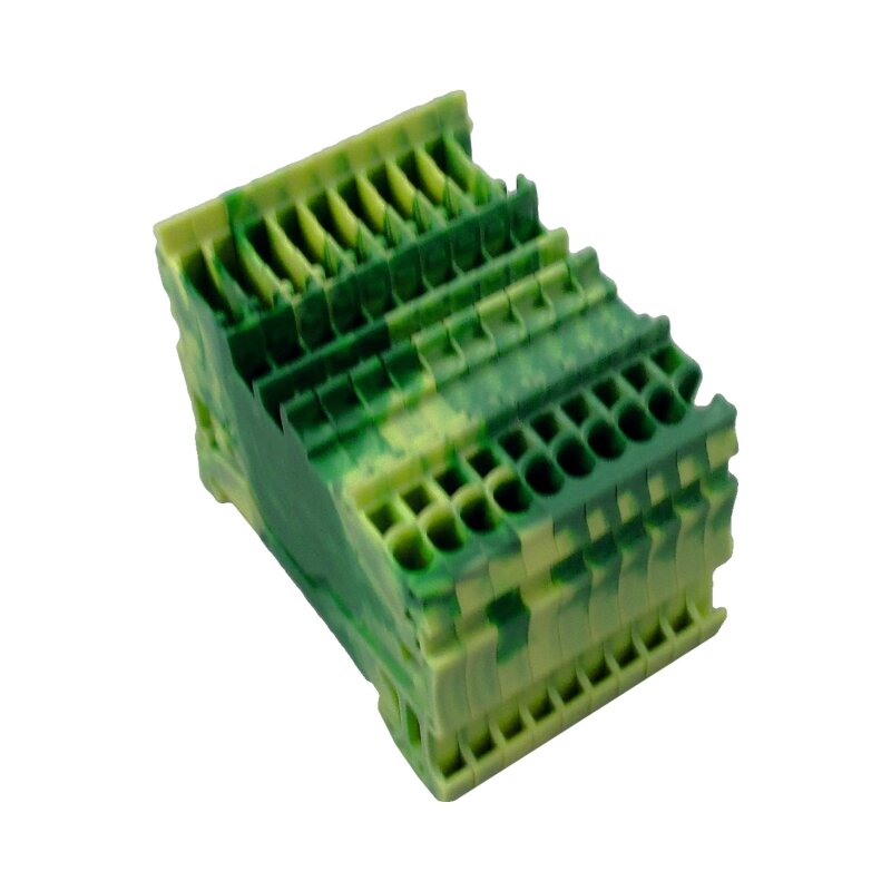Wolf Reihenklemme steckbar X-COM S MINI 1 grün/gelb