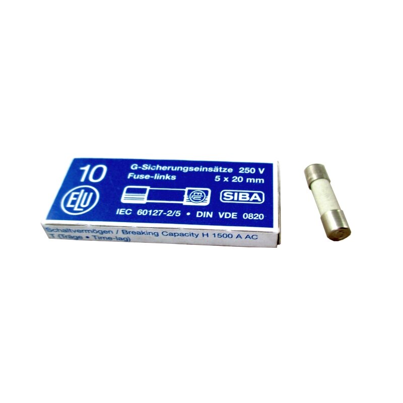 Wolf Feinsicherung 500mA Träge 250V 5x20mm, für BWL-1 ab 05/2010