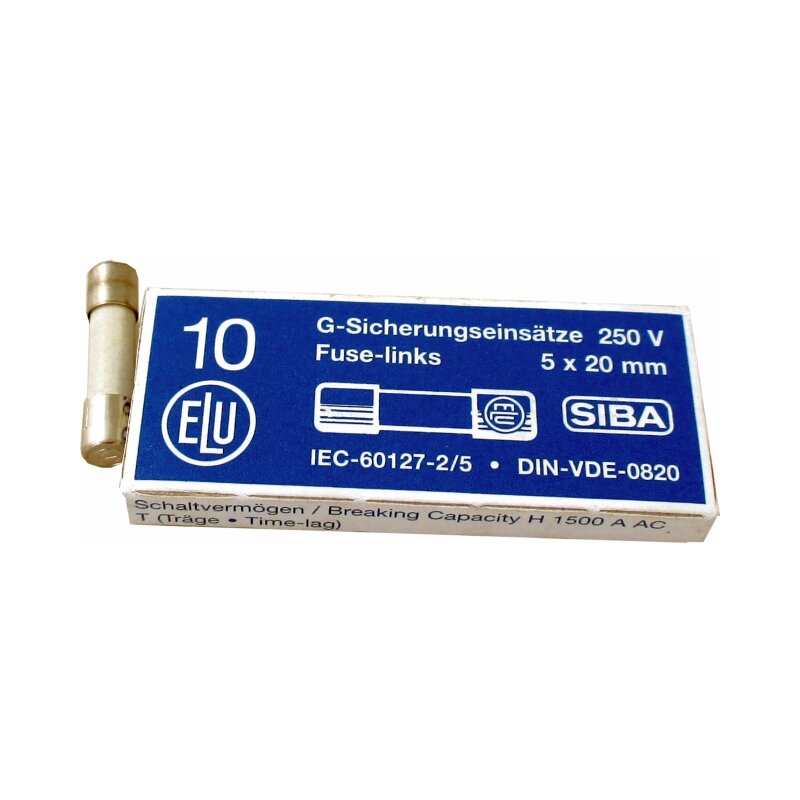 Wolf Feinsicherung 2,5A Trägev250V 5x20mm, für BPH bis 05/2017