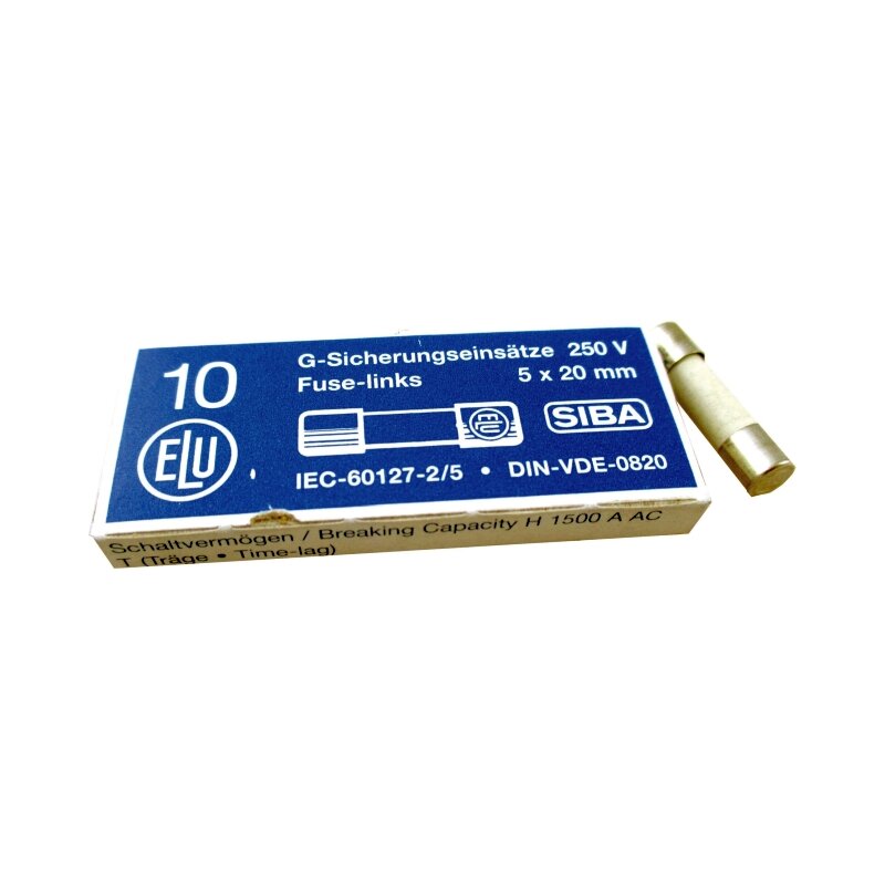 Wolf Feinsicherung 6,3A Träge 250V 5x20mm, für , für BWL-1 ab 05/2010