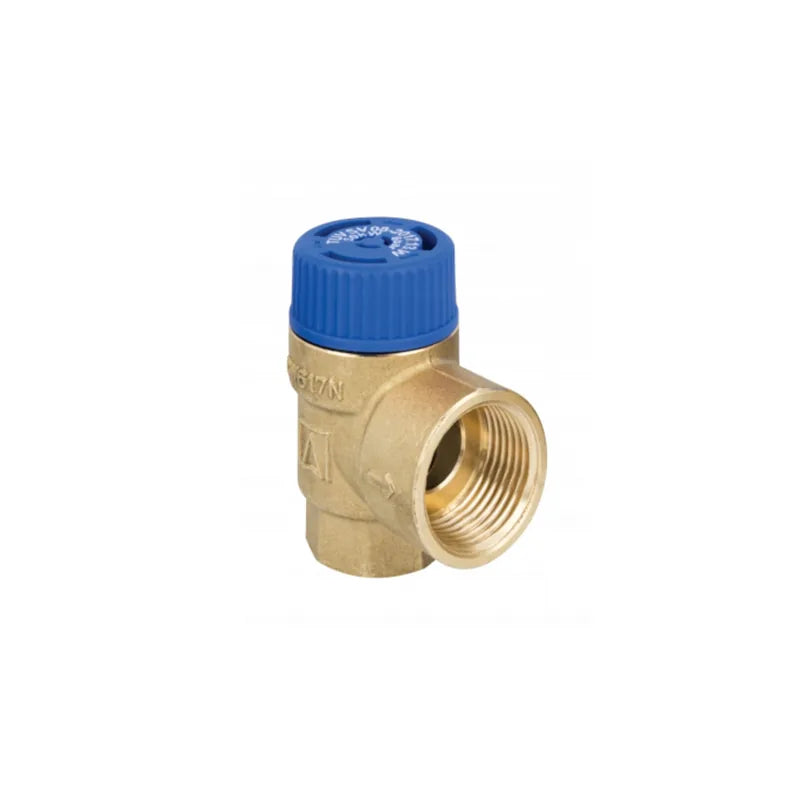 Ottone Sicherheitsventil Trinkwarmwasser 6 bar, 3/4" x 1"