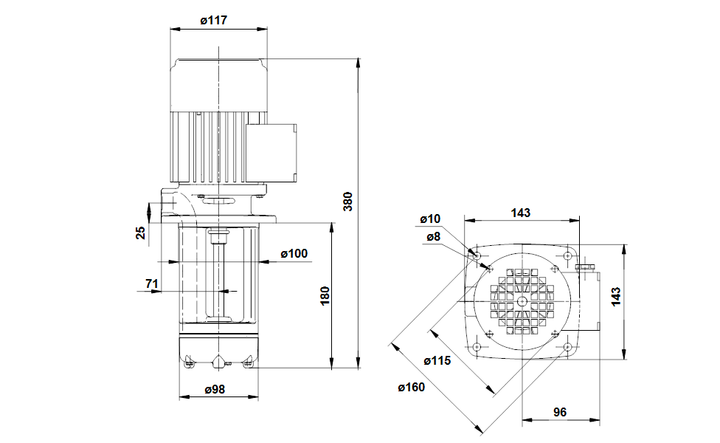 GRUNDFOS Eintauchpumpe MTA 3-180 Art. 96430485