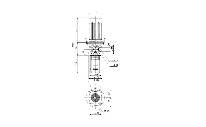 GRUNDFOS Eintauchpumpe MTR 32-7/7 A-F-A-HUUV Art. 96429612