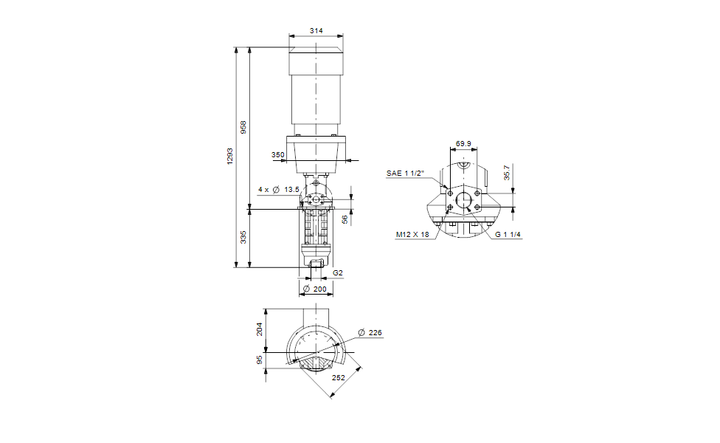 GRUNDFOS Eintauchpumpe MTS 80-100 R36 Art. 95009839