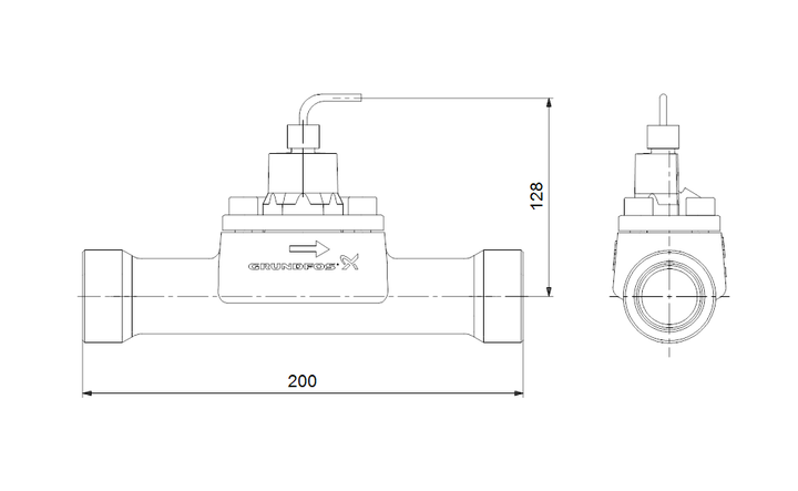 GRUNDFOS Sensore VFI/-1.3-25m/1/ C/M5.00-X/EG6/SS/07B/AC-1 Art. 97688336