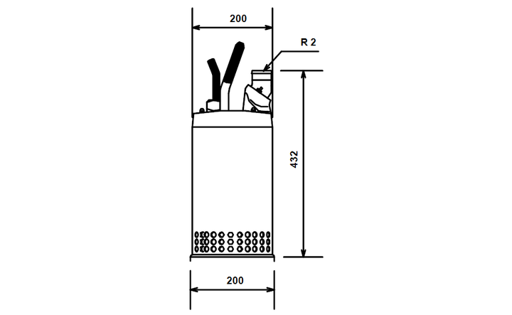 GRUNDFOS Tauchmotorpumpe DW.50.08.A1 Art. 96090201