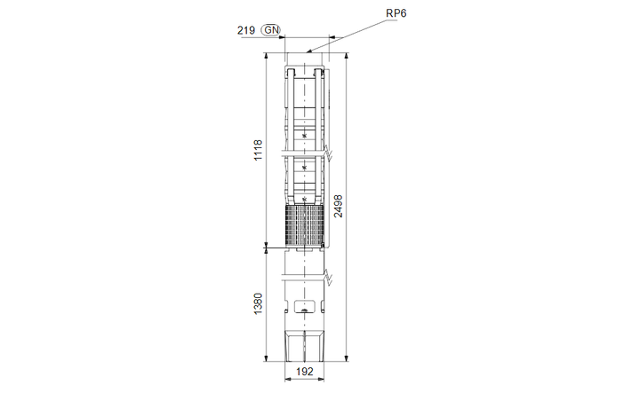 GRUNDFOS Unterwasserpumpe SP 160-4 Art. 20035304