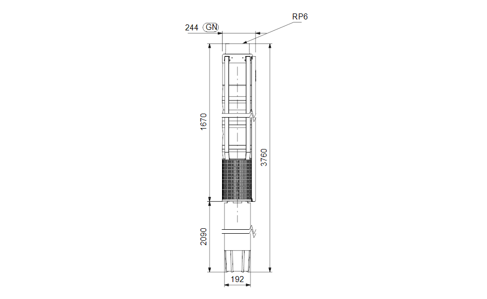 GRUNDFOS Unterwasserpumpe SP 215-6-AA Art. 18A153B6