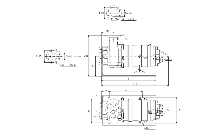 Grundfos Tauchmotorpumpe S1.80.100.125.4.50H.H.275.R.N.D.511 -Art.96811036