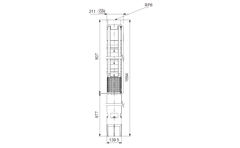 GRUNDFOS Unterwasserpumpe SP 160-2 Nr. 20021902