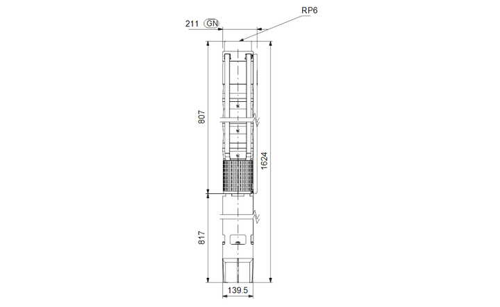 GRUNDFOS Unterwasserpumpe SP 160-2A Nr. 200219A2